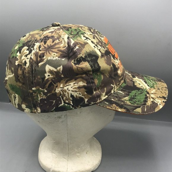 NAPA Auto Parts Outdoors Logo Camo Adjustable Trucker Baseball Strap Back Hat - Picture 5 of 8